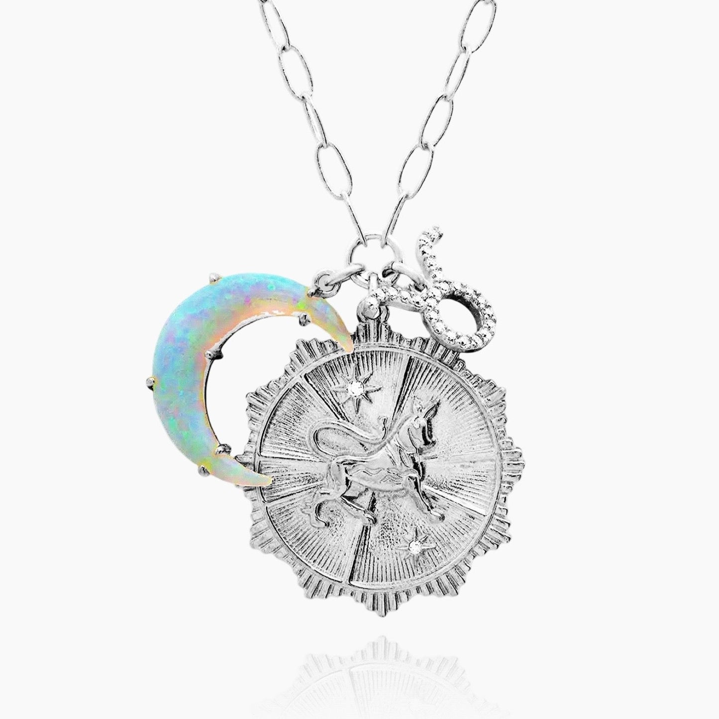 Sternzeichen Opal Halskette