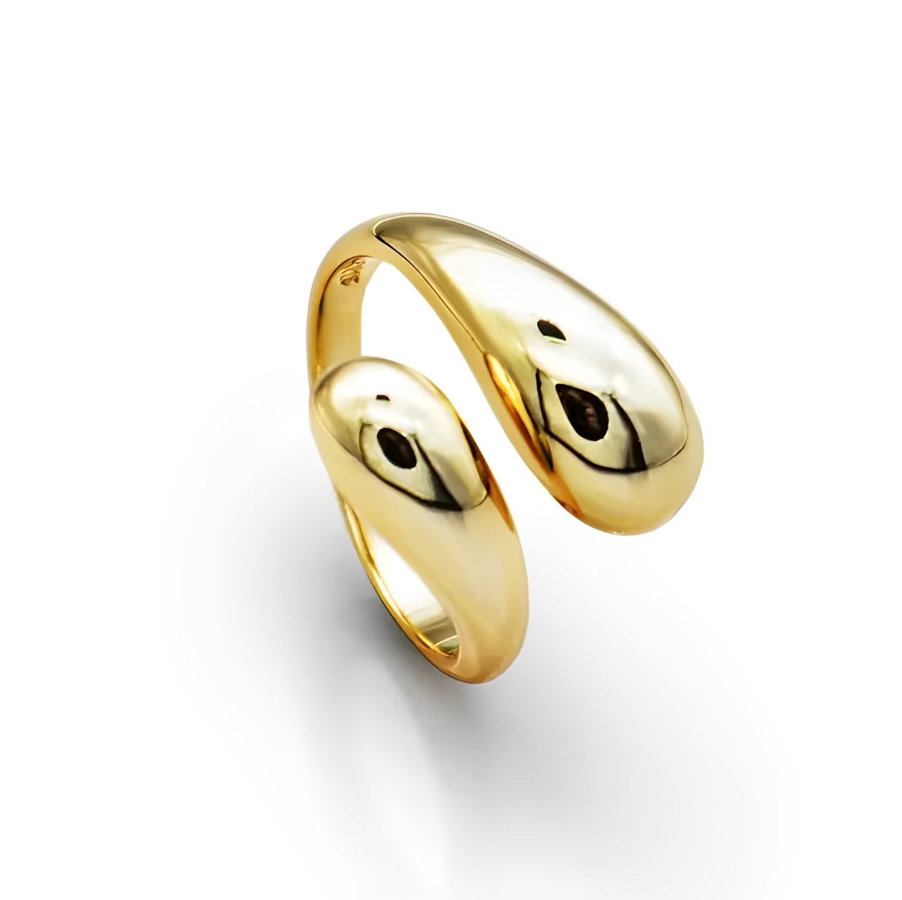 Double Twist Ring – Organische Form mit Verstellbarem Design