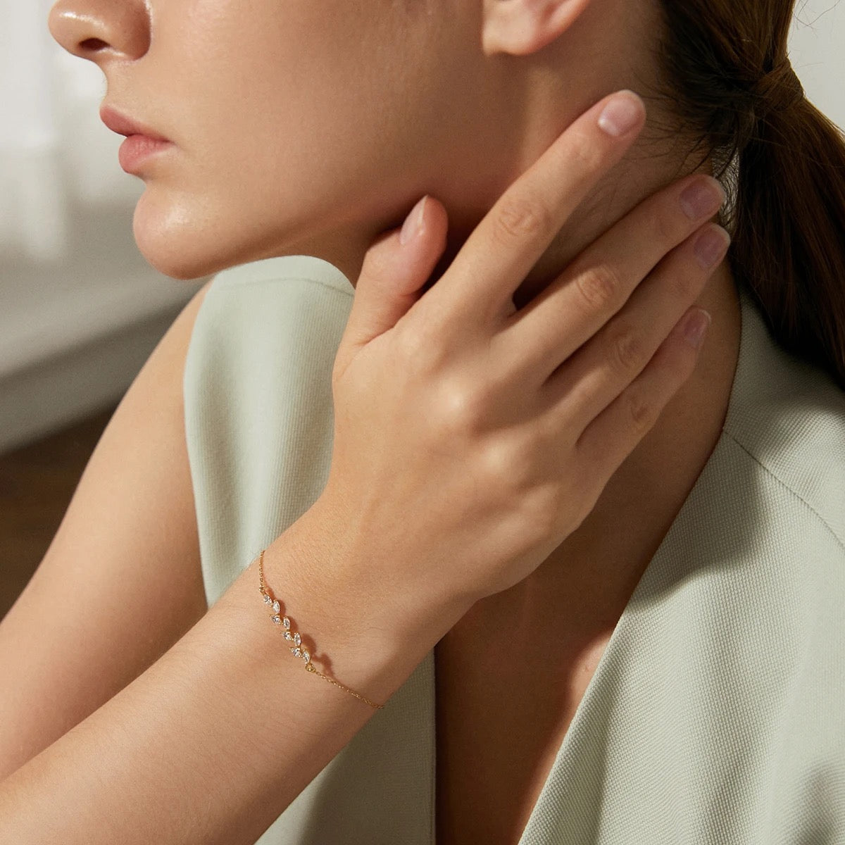 925 silver wheat bracelet in elegant gift box – Loveness