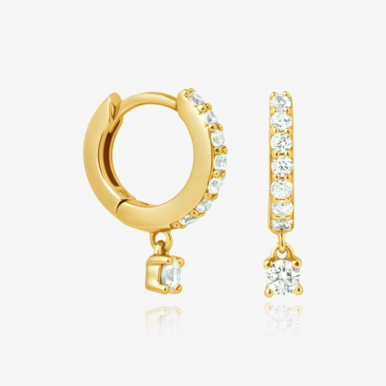 Diamond Cuff Ohrring-Set