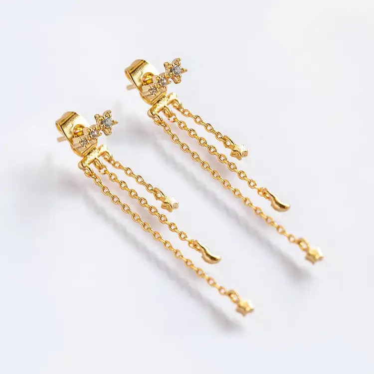 3 Chains Earrings