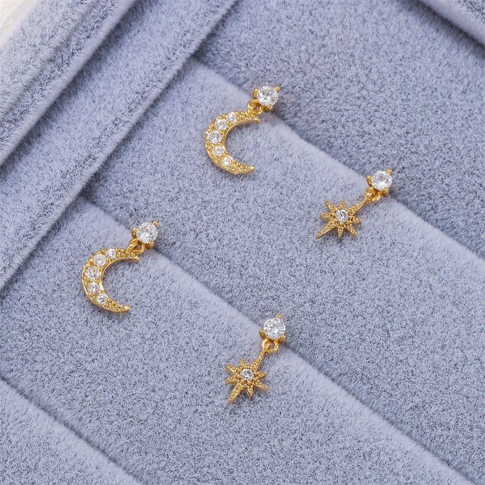 Starry Night Earrings Set no