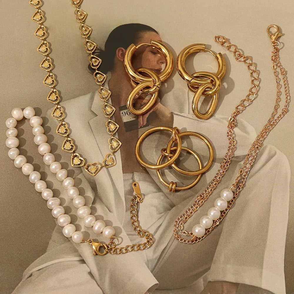 CONNECTION Triple Loop Ring – Silber