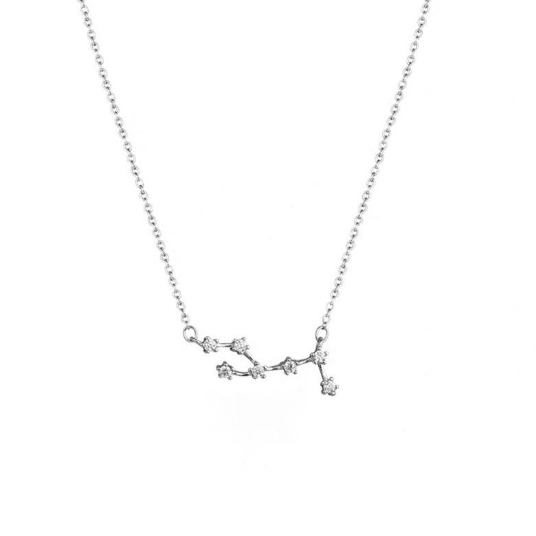Zodiac Constellation Halskette – 925er Sterlingsilber