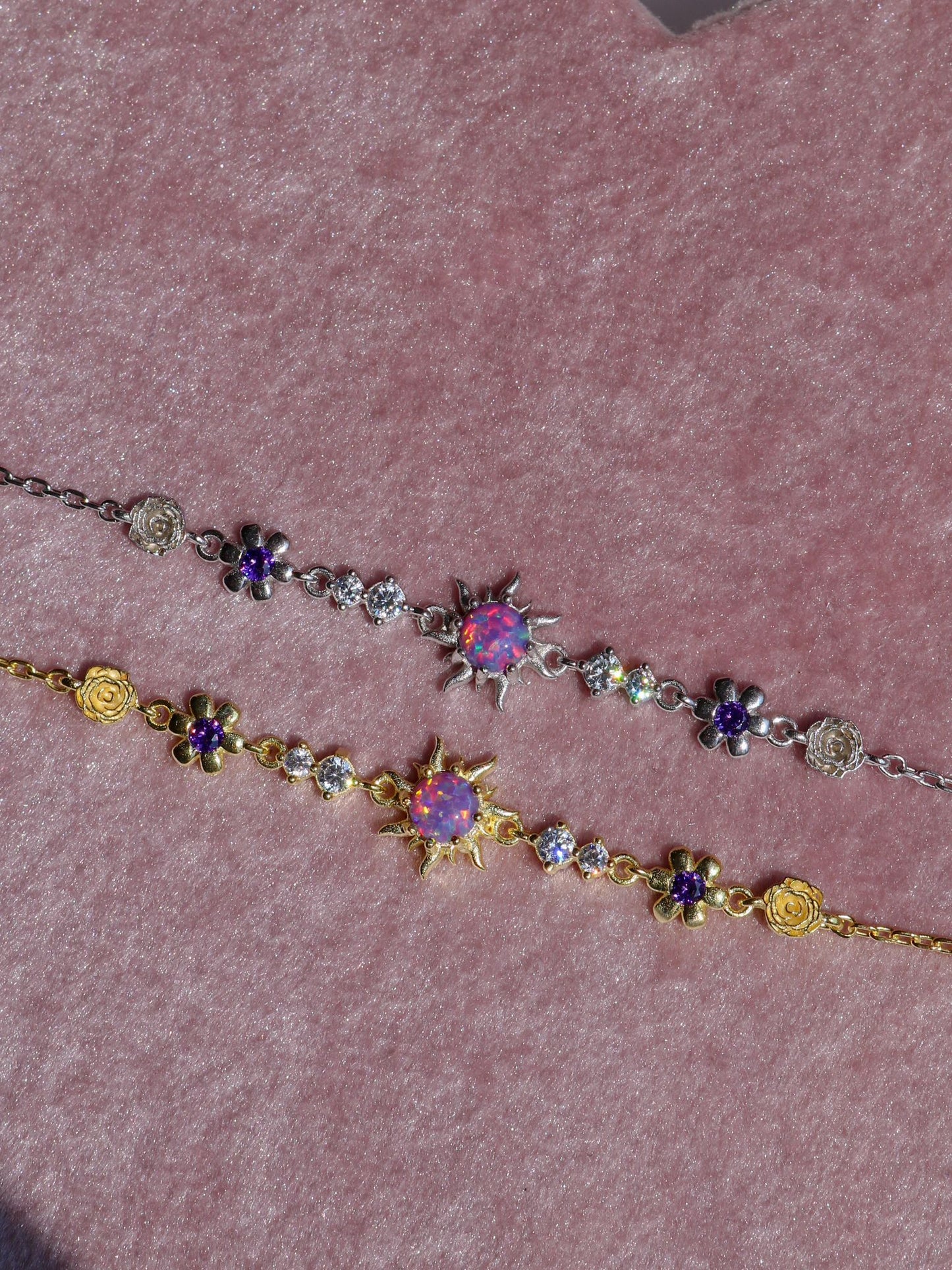 Rapunzel Sonnenblumen-Opal Armband