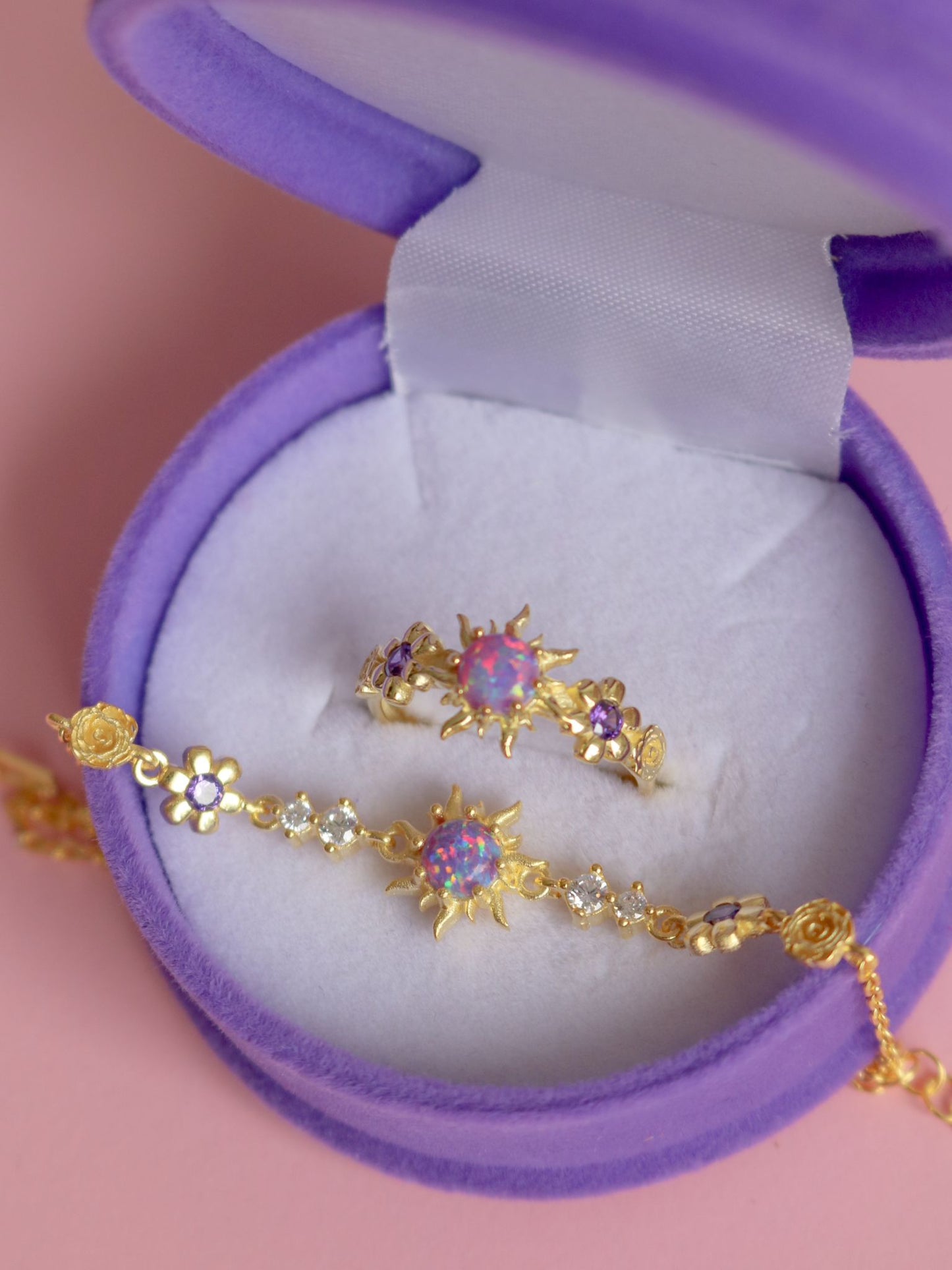 Rapunzel Sonnenblumen-Opal Armband