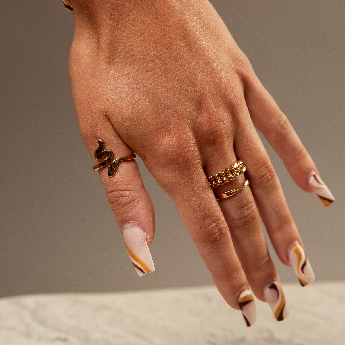 Bruges Ring Gold Seitenansicht