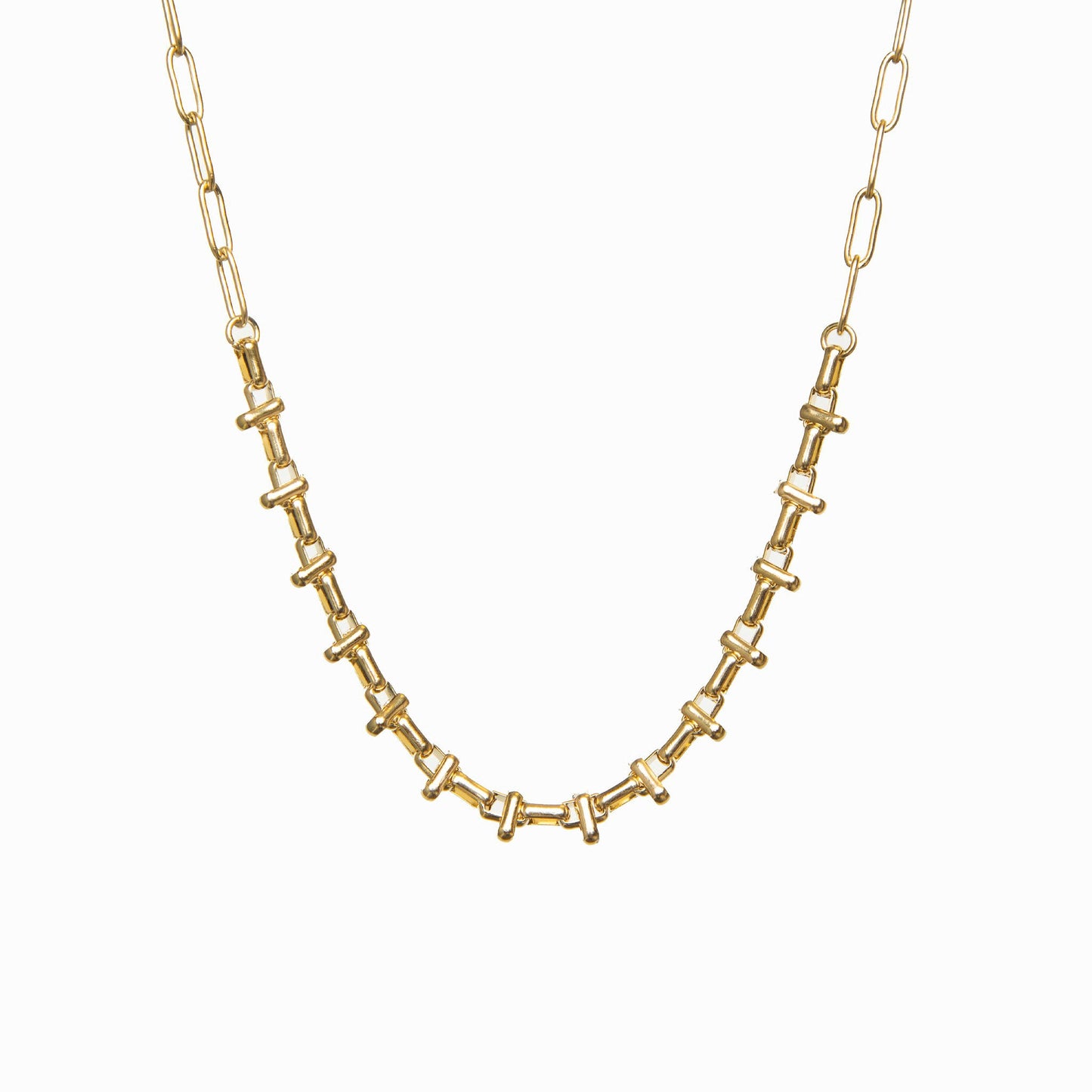 Cairo Choker Halskette Gold – Vorderansicht