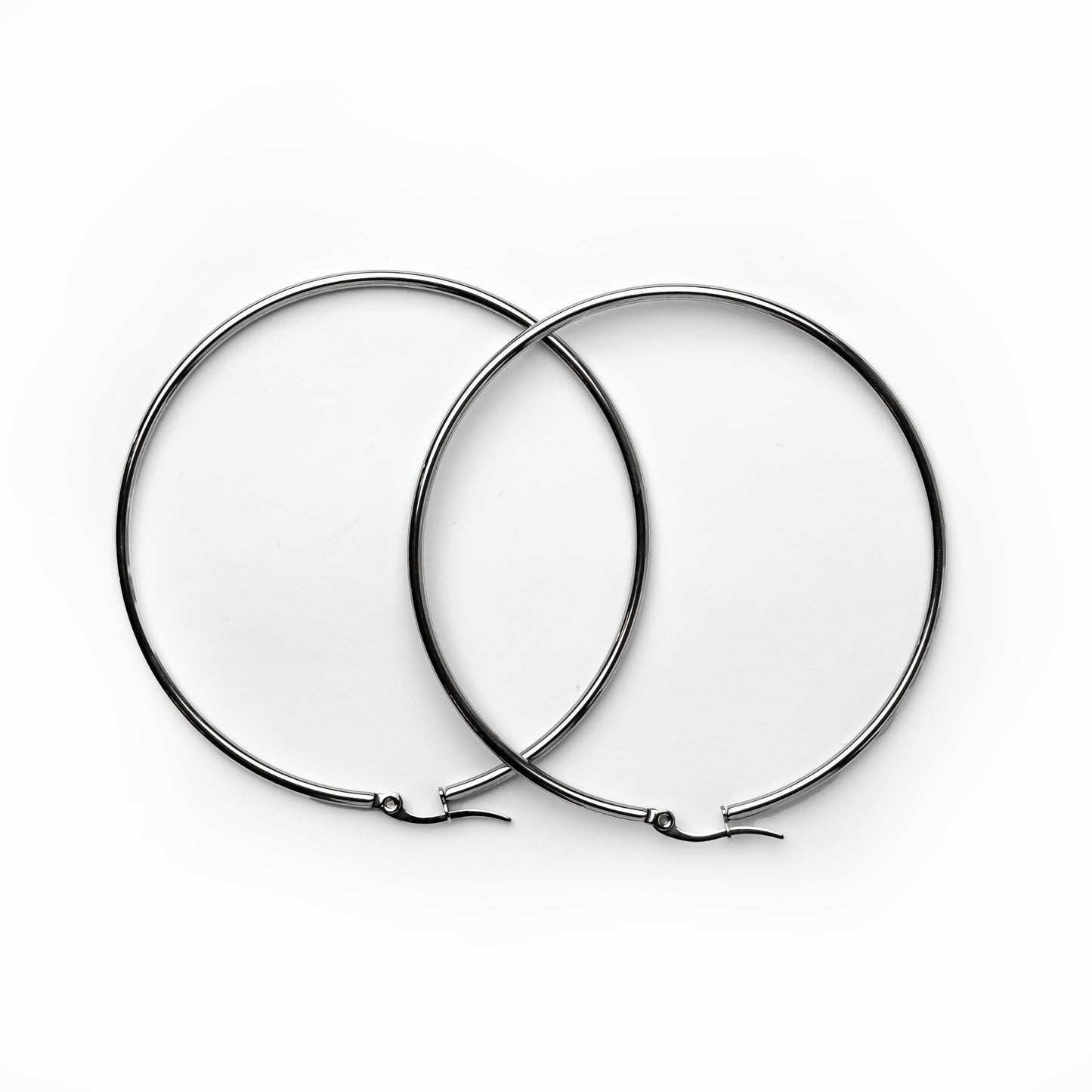 Creolen Silber 20 mm – Vorderansicht