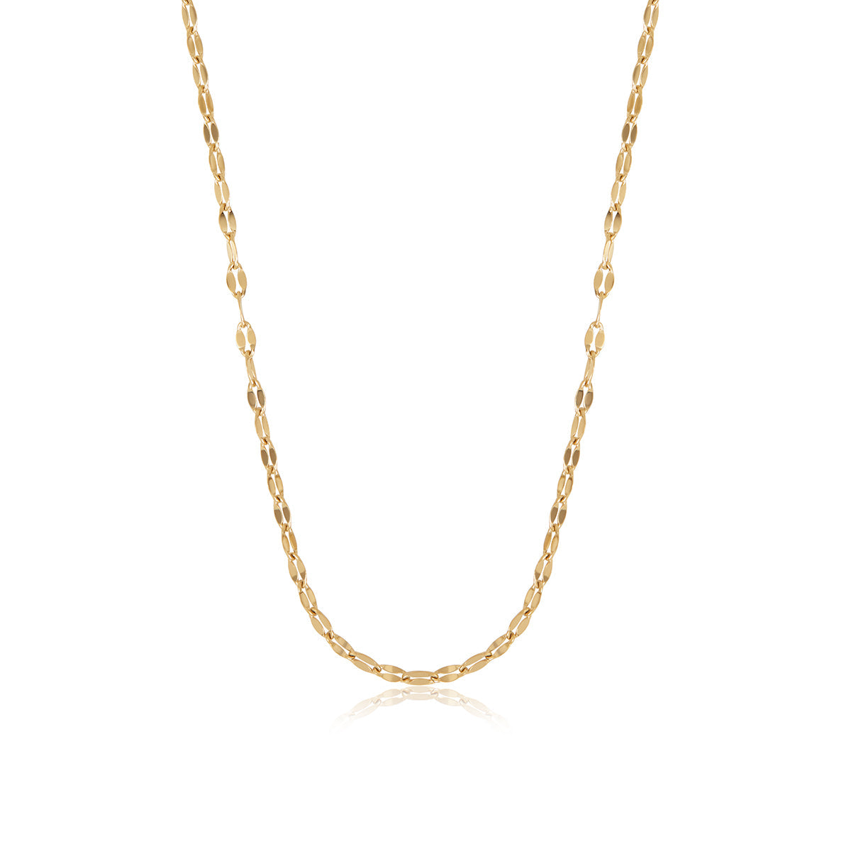 Destiny Chain Halskette Gold – Vorderansicht