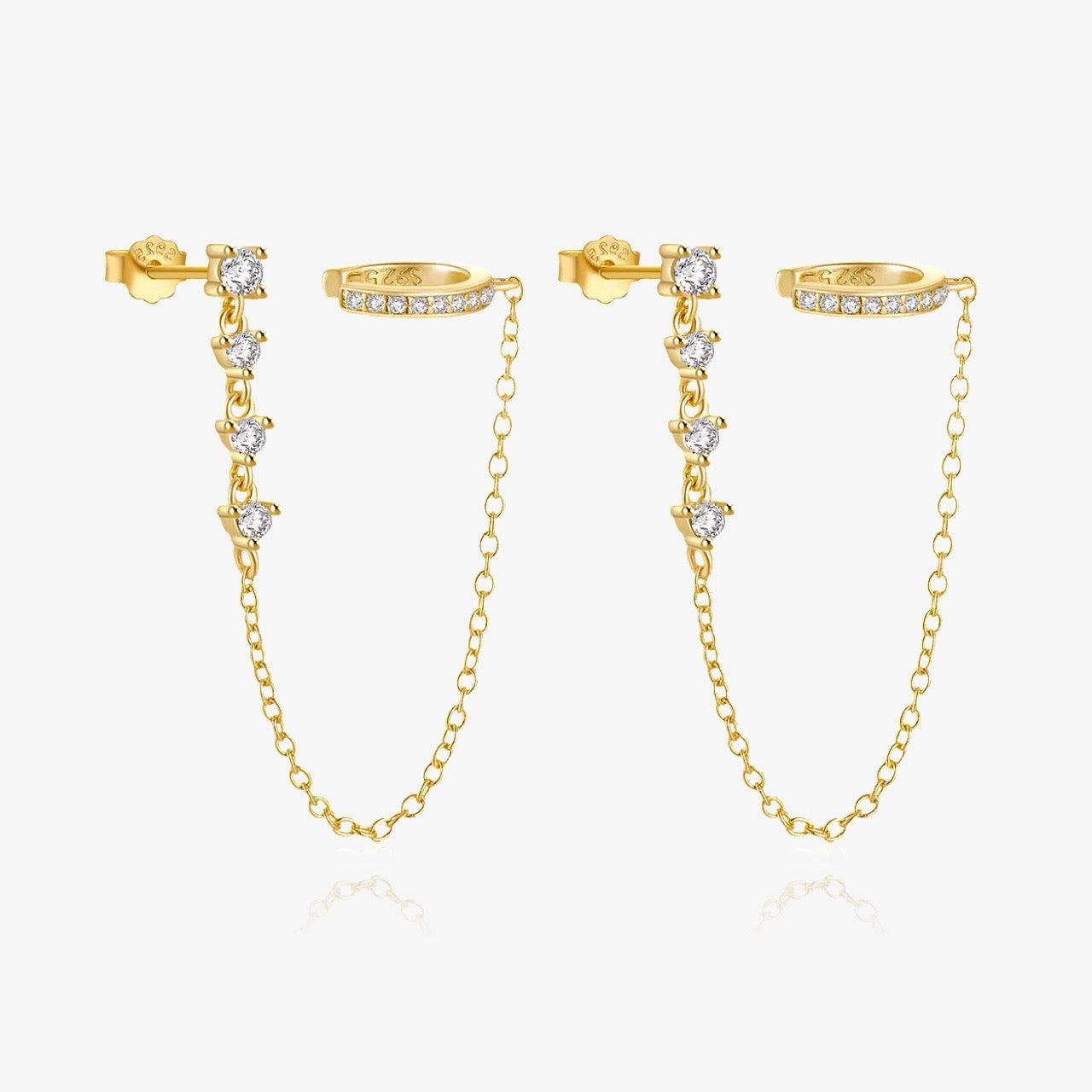Gift packaging of Diamond Cuff earrings