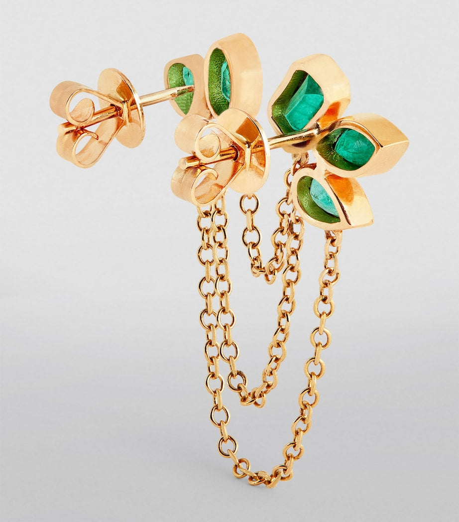 Elite Duo earrings in elegant packaging with crystal detail