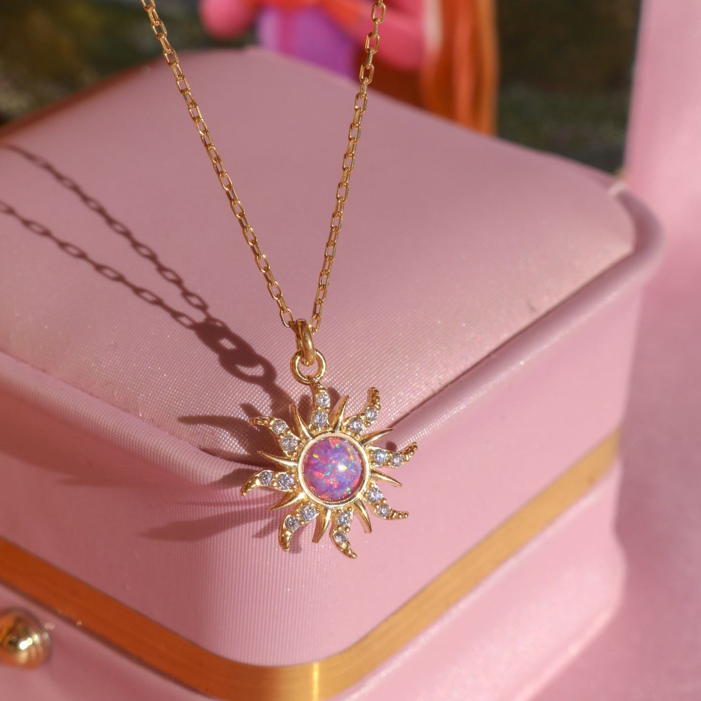 Fairytale-Inspired Opal Necklace – Handmade Jewelry