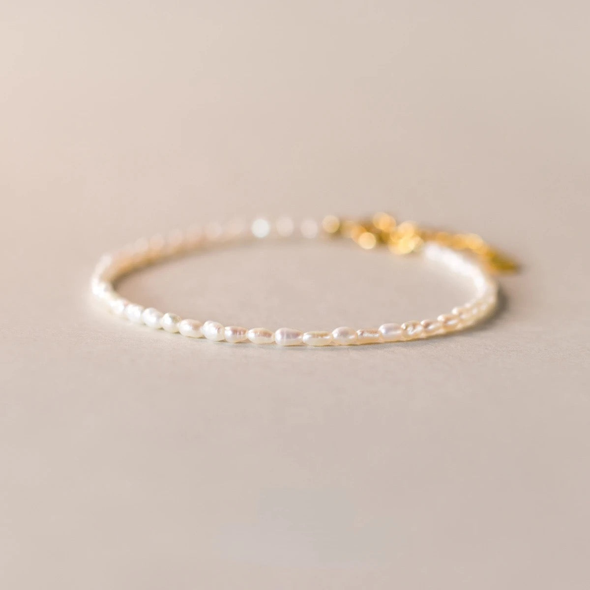 Natural freshwater pearl bracelet in 925 silver – waterproof – Loveness