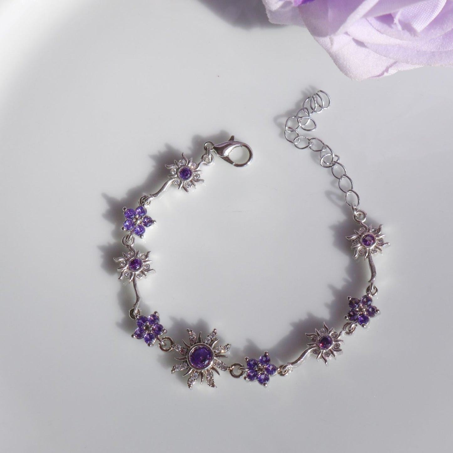 Gleam and Glow sun flower bracelet inspired by Rapunzel