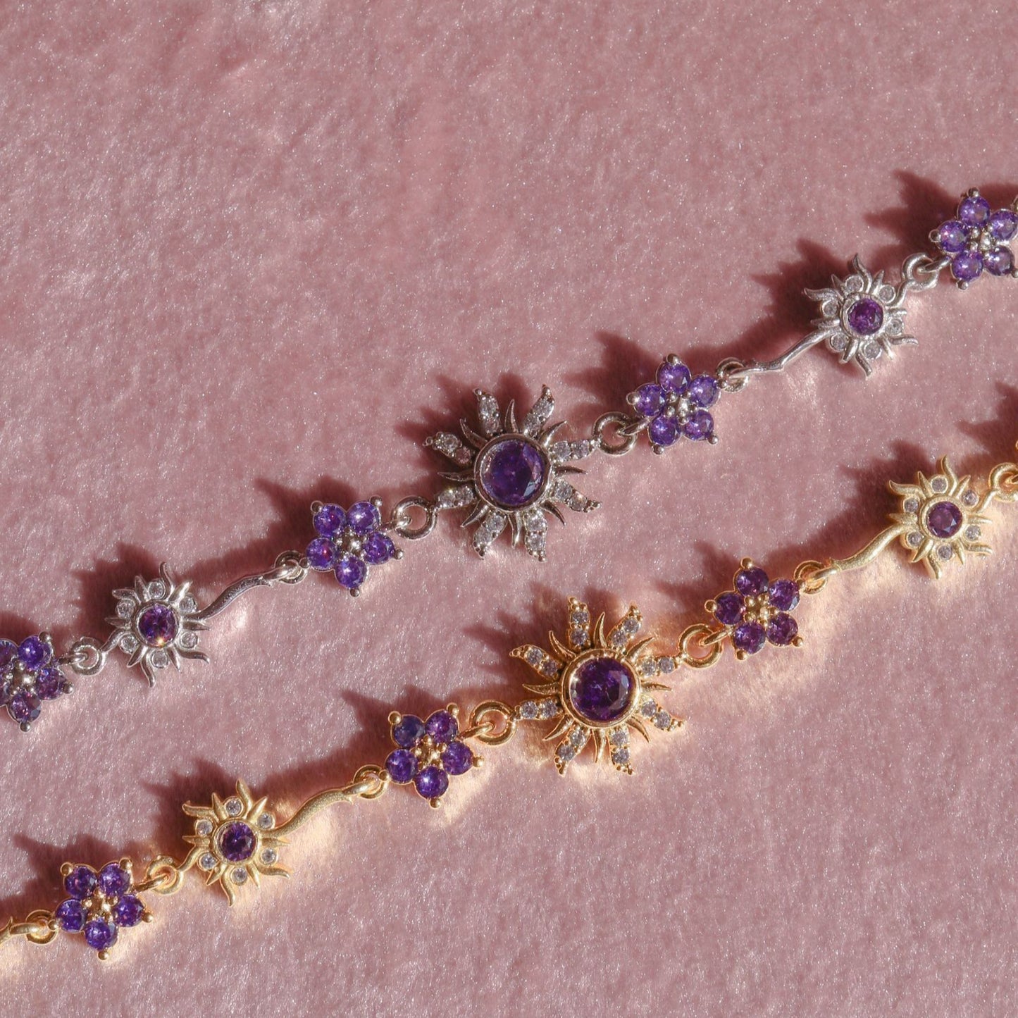 Gleam and Glow sun flower bracelet inspired by Rapunzel