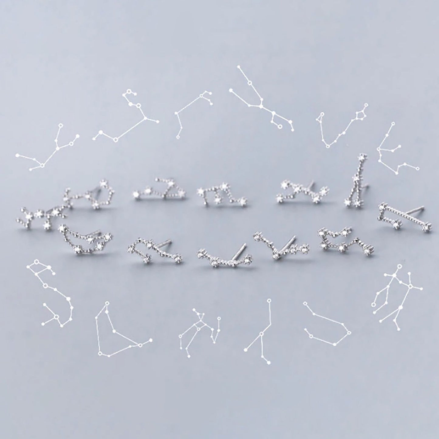 Constellation Zodiac Earrings