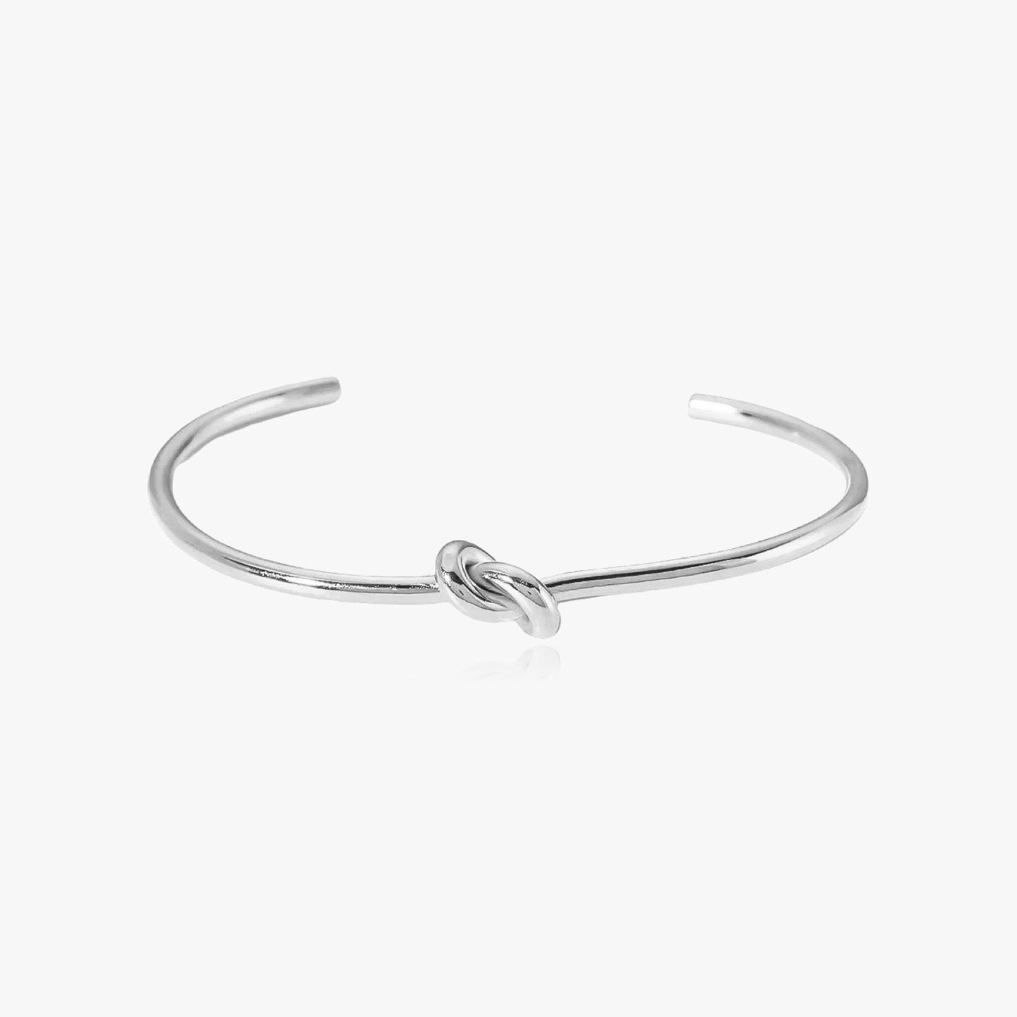 Knot bangle bracelet in gift-ready packaging