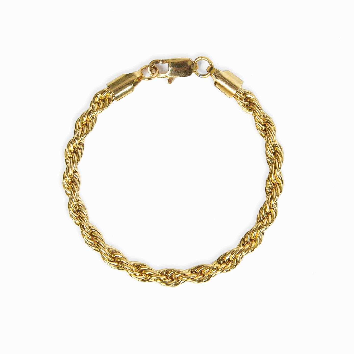 Kordelkette Armband Gold – Vorderansicht