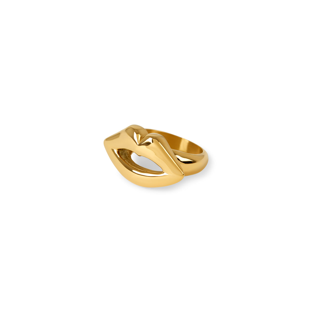 Lèvres Ring Gold – Vorderansicht