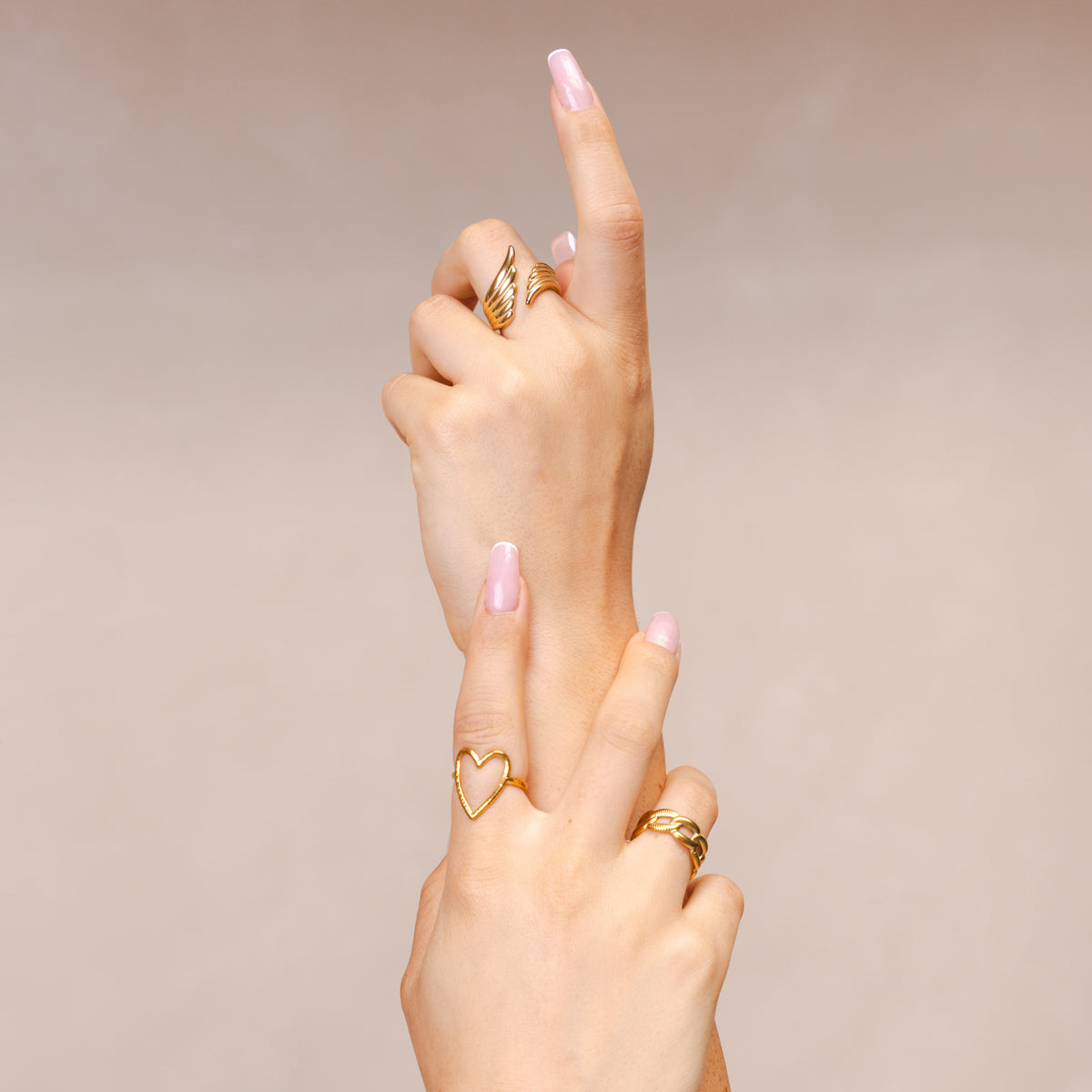 Love Halo Ring Gold in Geschenkbox