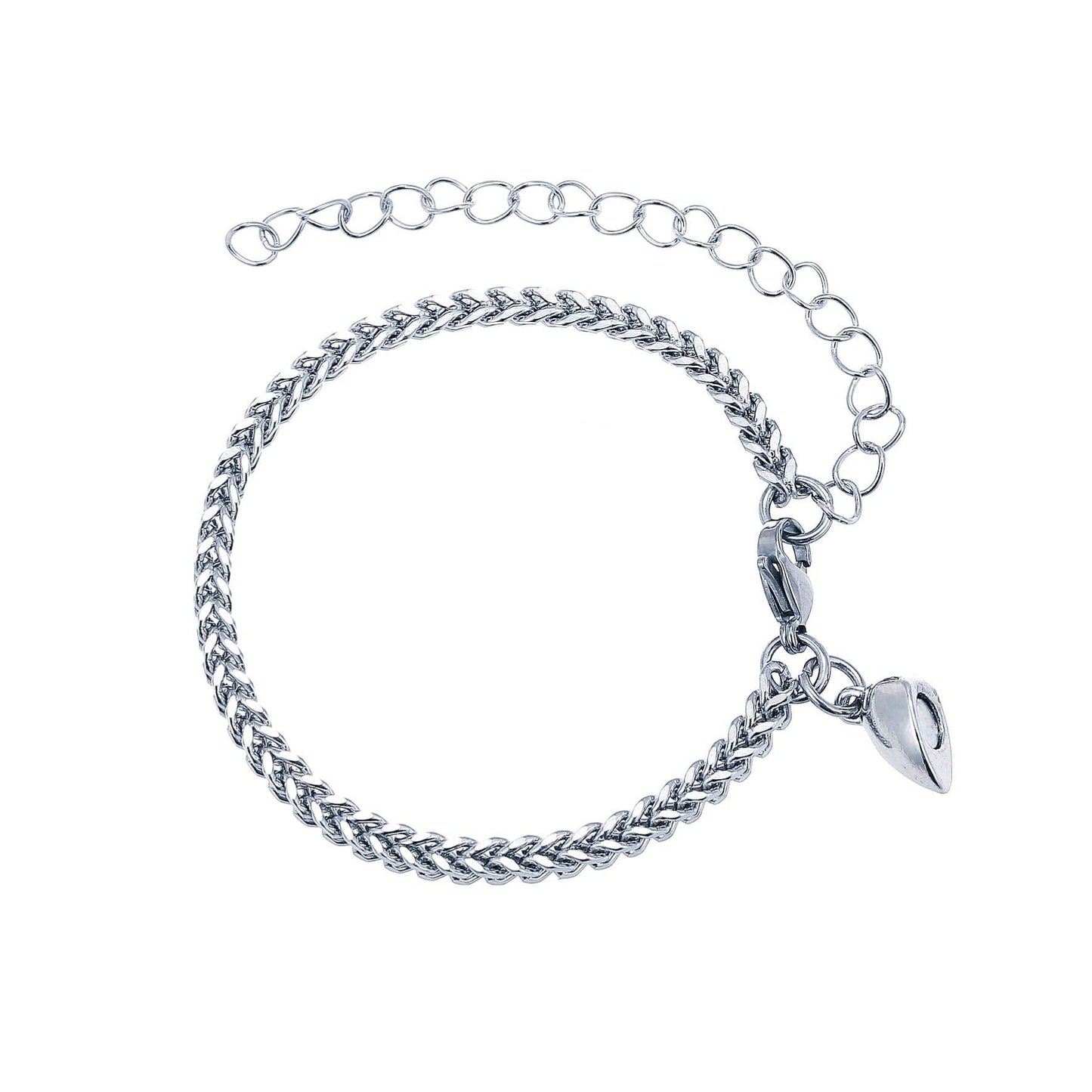 Magnetic bracelets worn with elegant outfit