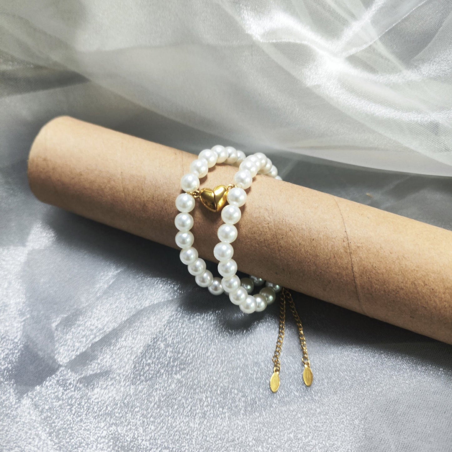 Ensemble de bracelets magnétiques pour couples