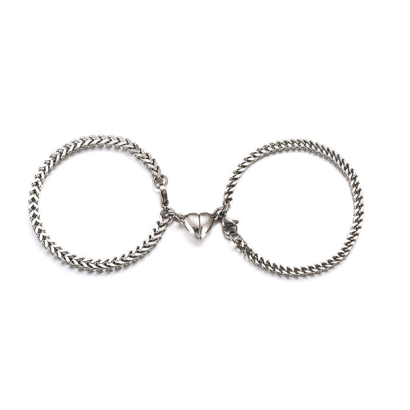 Stainless steel material detail of magnetic bracelets
