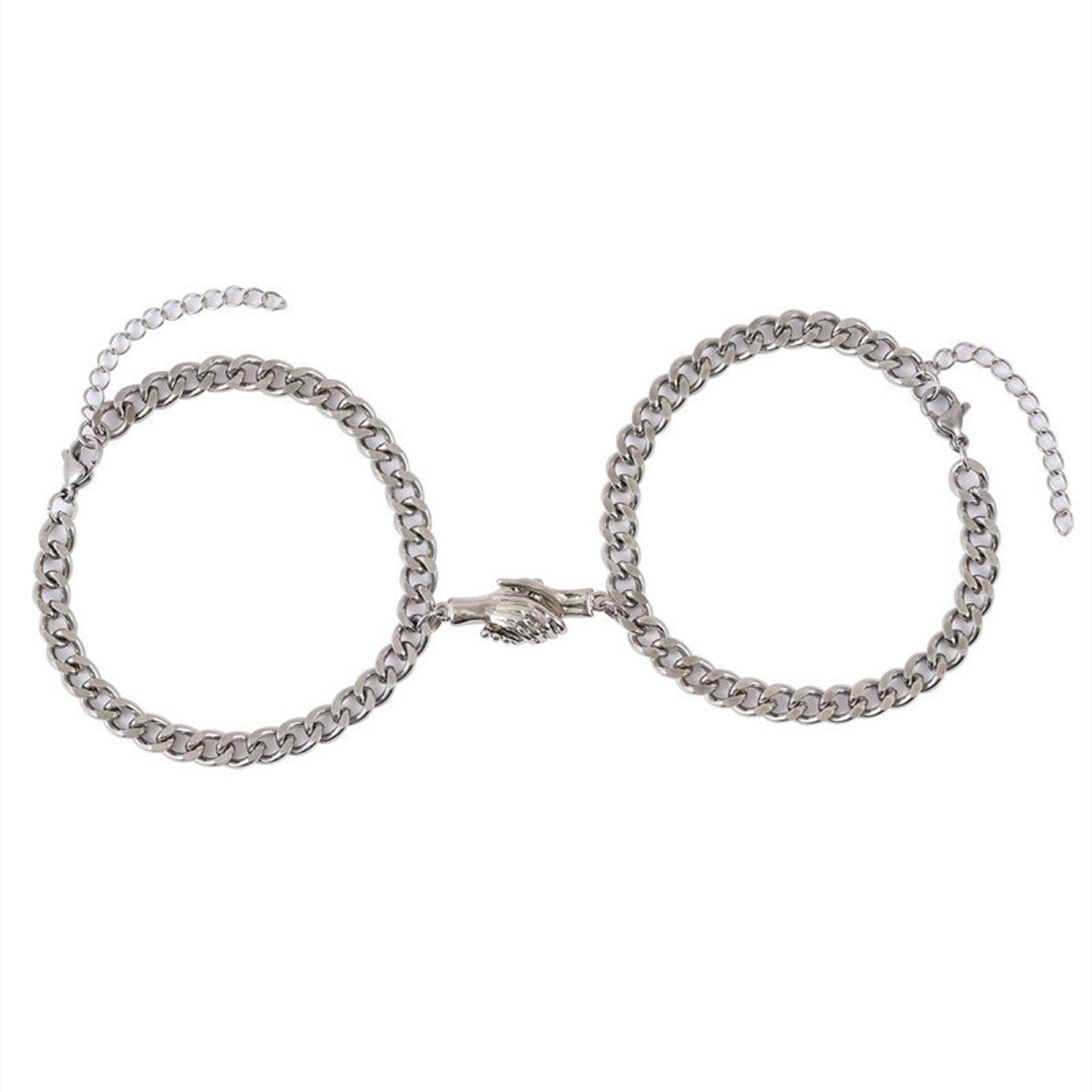 Magnetic bracelets with romantic gift tag