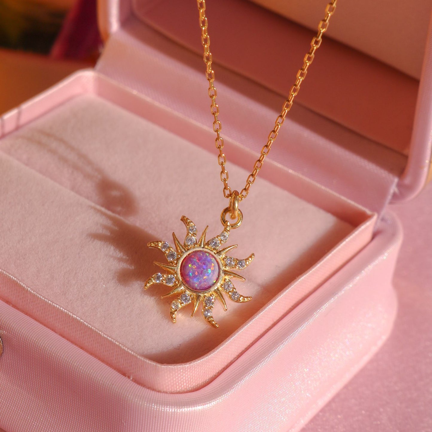 Opal Necklace – Rapunzel Jewelry Gift for Her