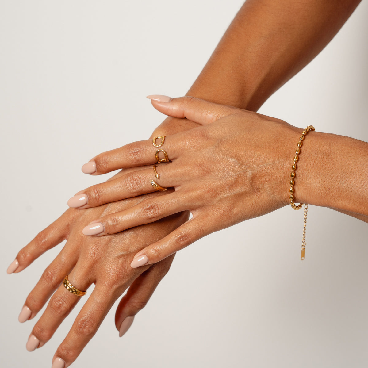Perlenkette Armband Gold in Geschenkbox