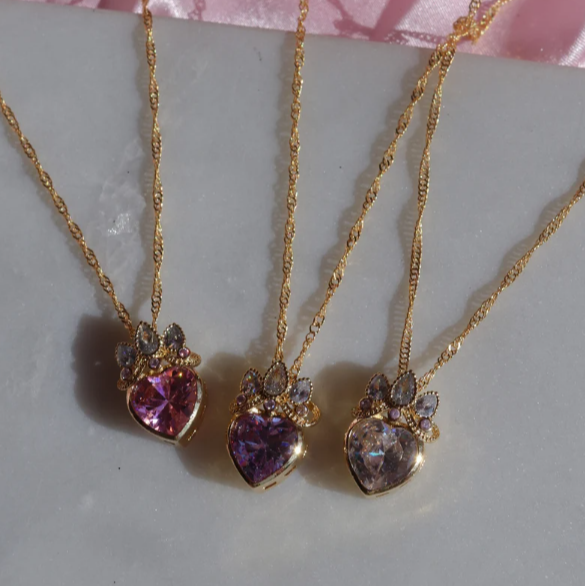 Princess Necklace with Heart Charm – Gift for Special Moments