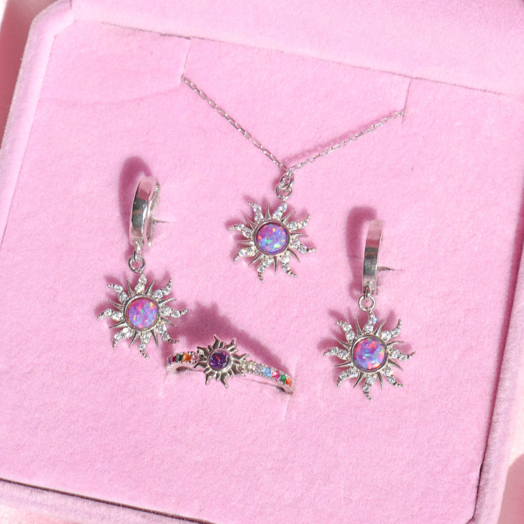 Handmade Rapunzel Opal Earrings – Fairytale Inspired Jewelry