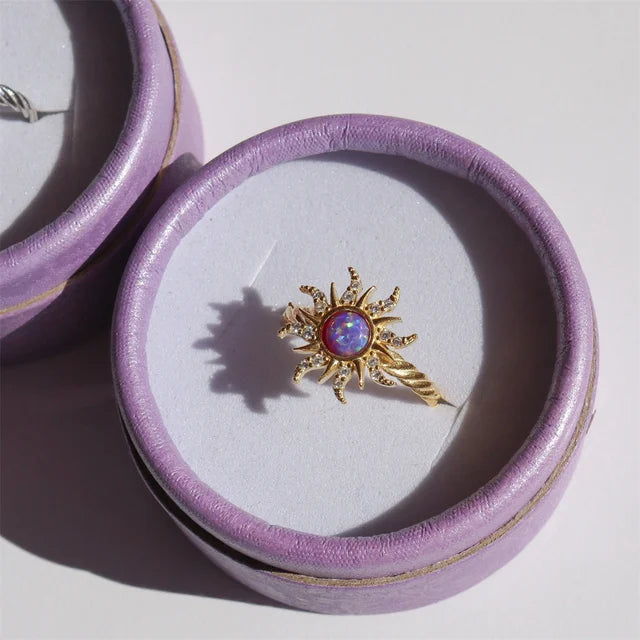 Fairy-like Opal Jewelry Set Inspired by Rapunzel