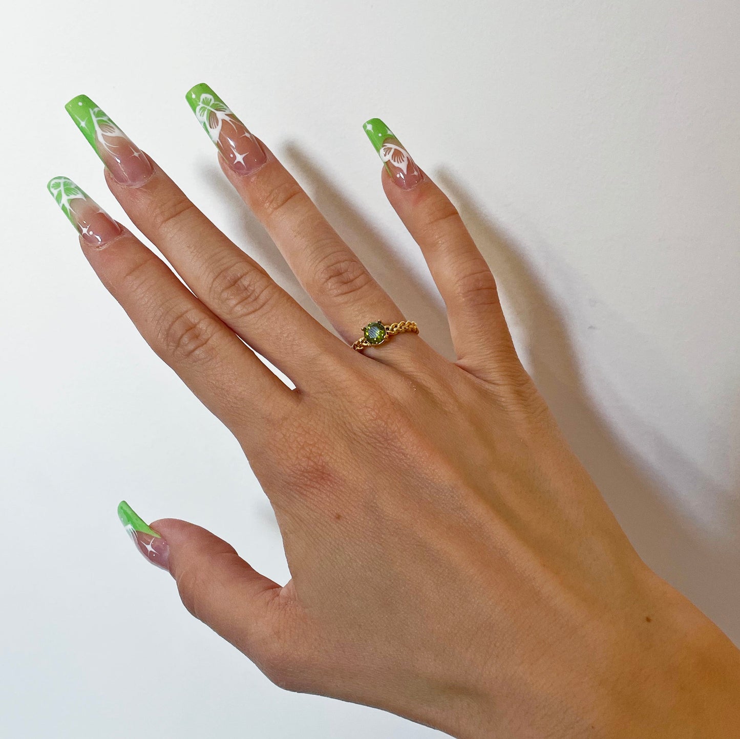 Romy gemstone ring displayed in gift-ready box
