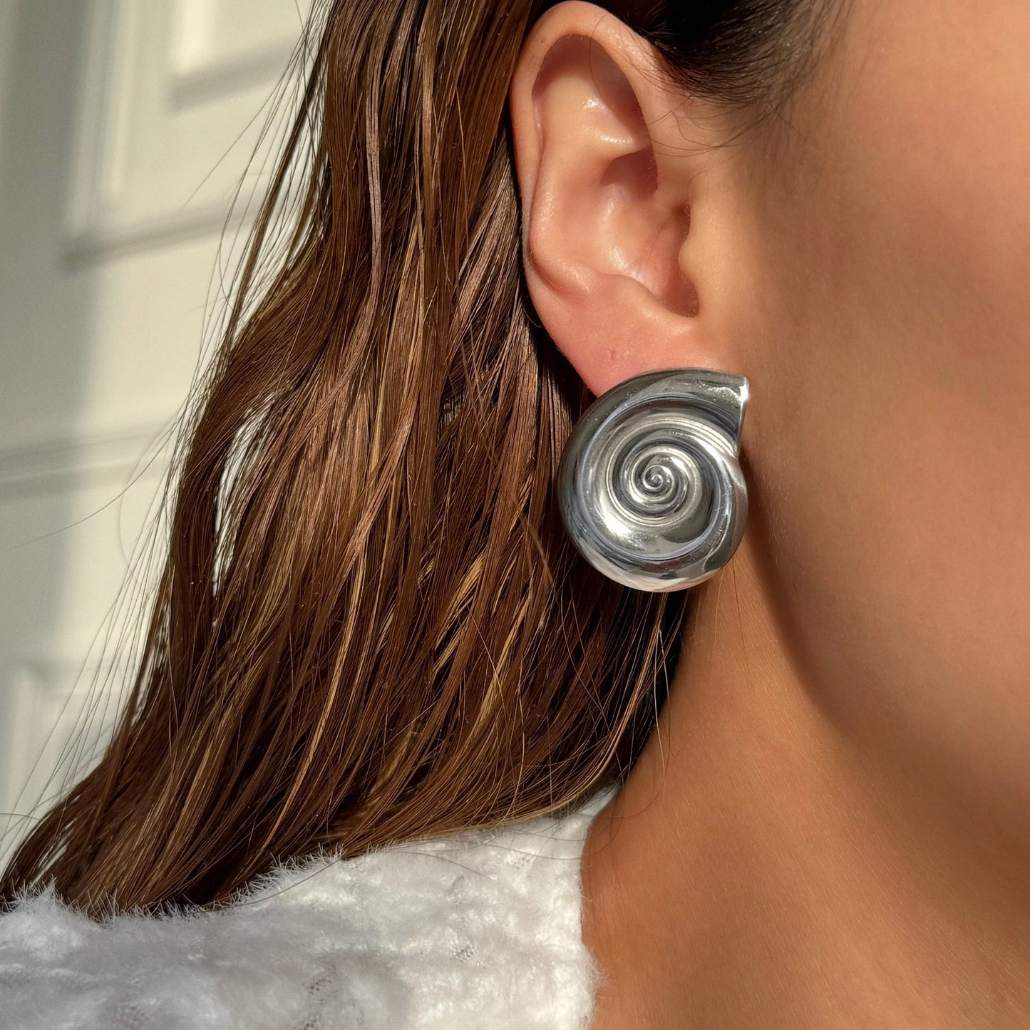 Summer Shell Earrings in gift-ready packaging