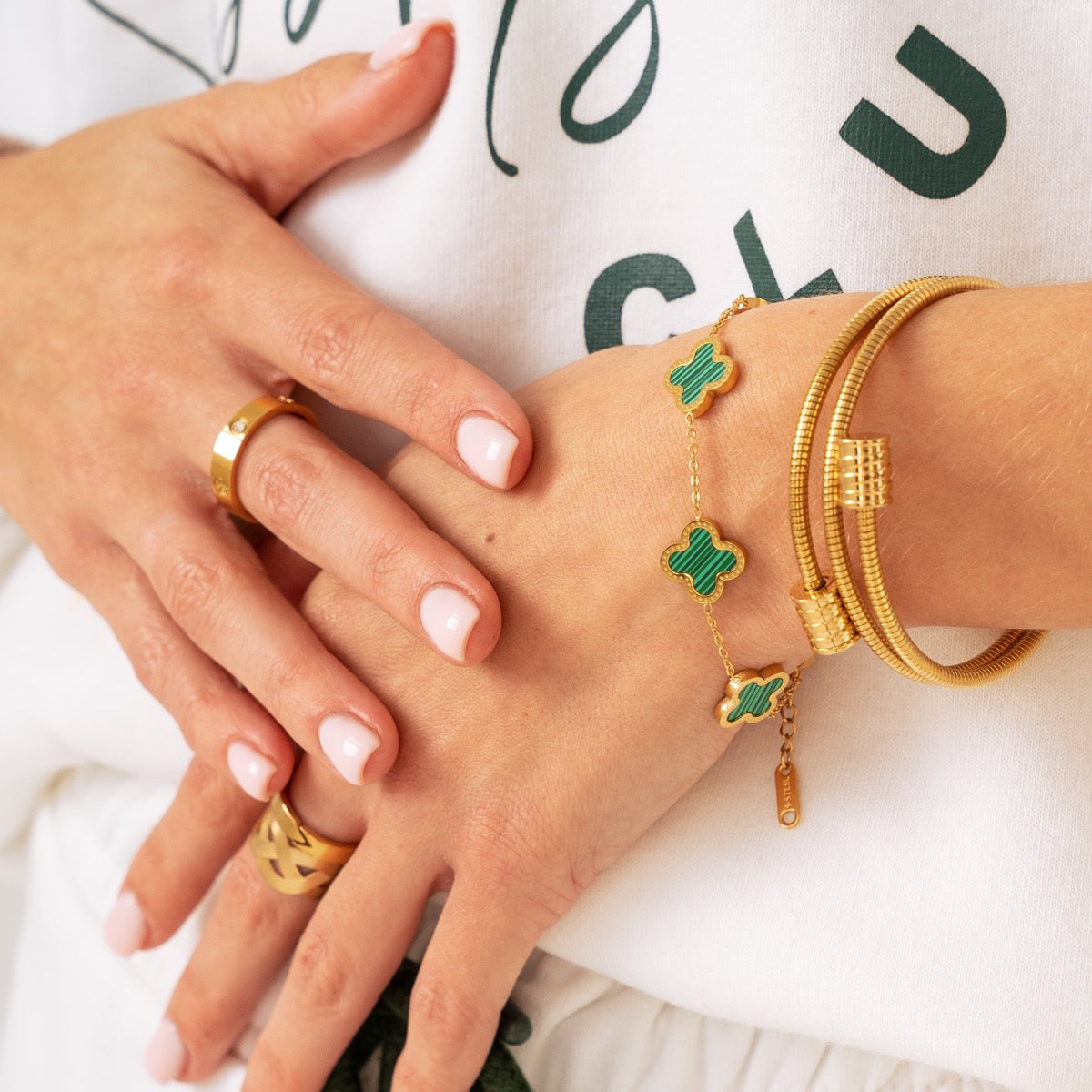 Twister Armreif Gold in Geschenkbox