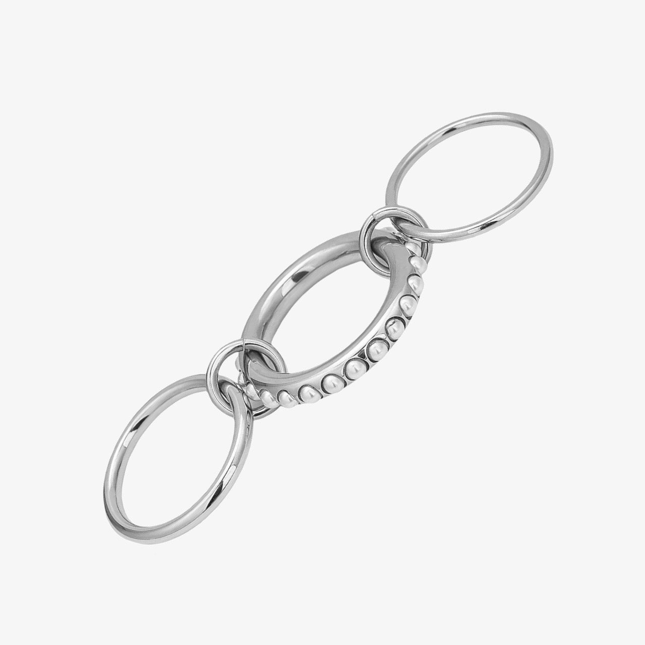 Waterproof anti-anxiety pearl ring in lifestyle setting