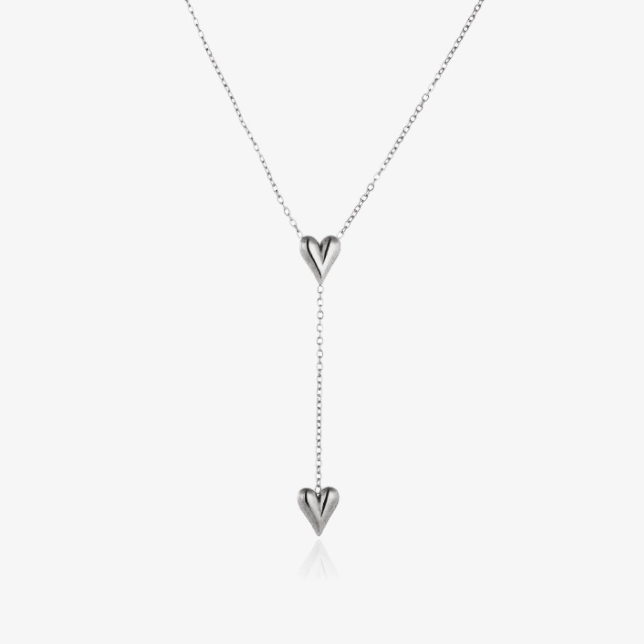 Waterproof stainless steel heart necklace
