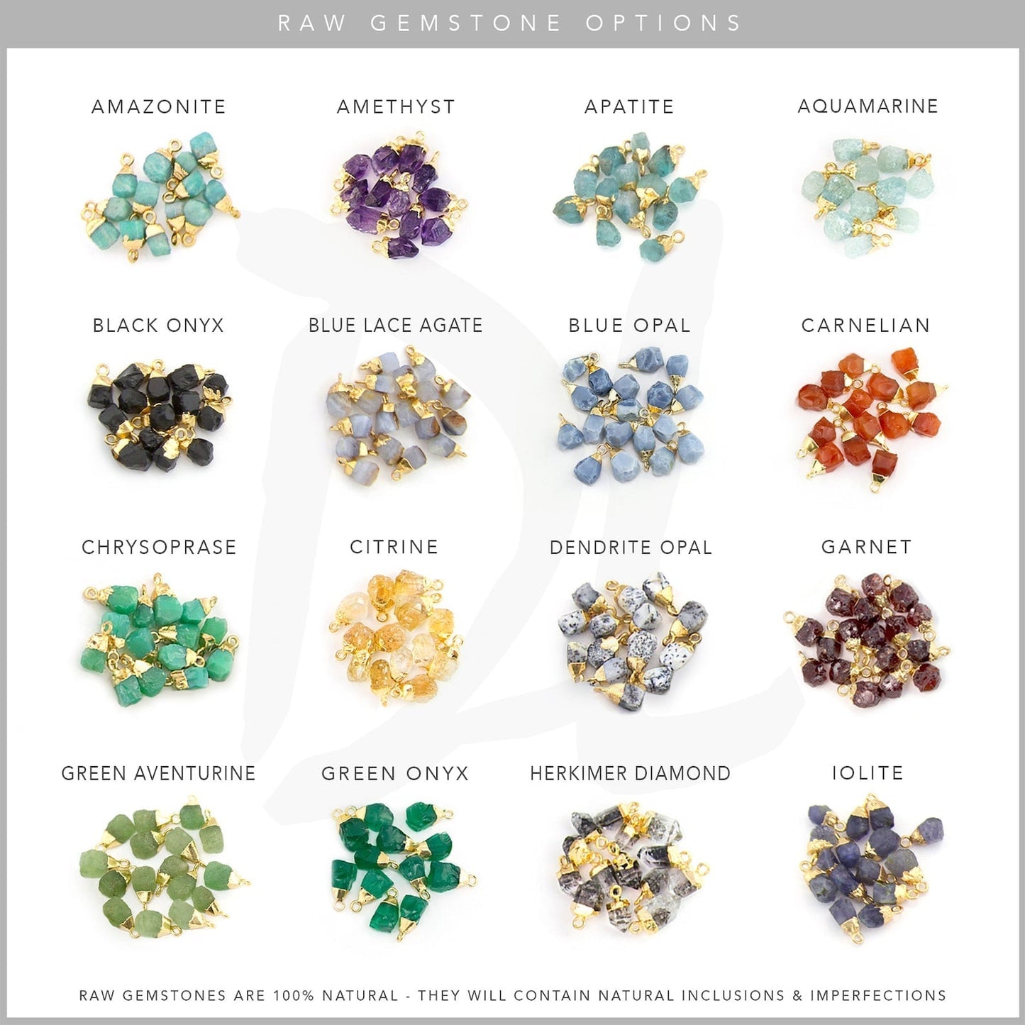 Zodiac crystal necklace styled with gold rings