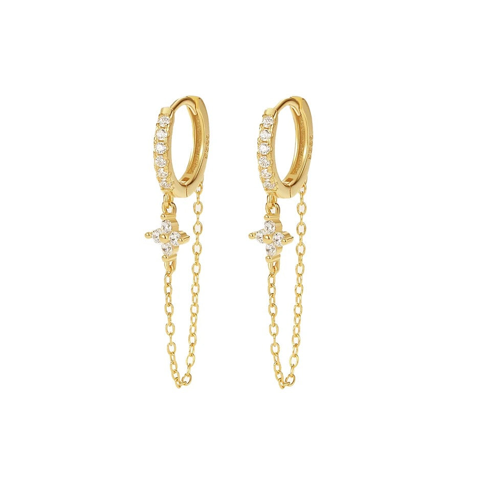 Lucky Clover Earrings Set