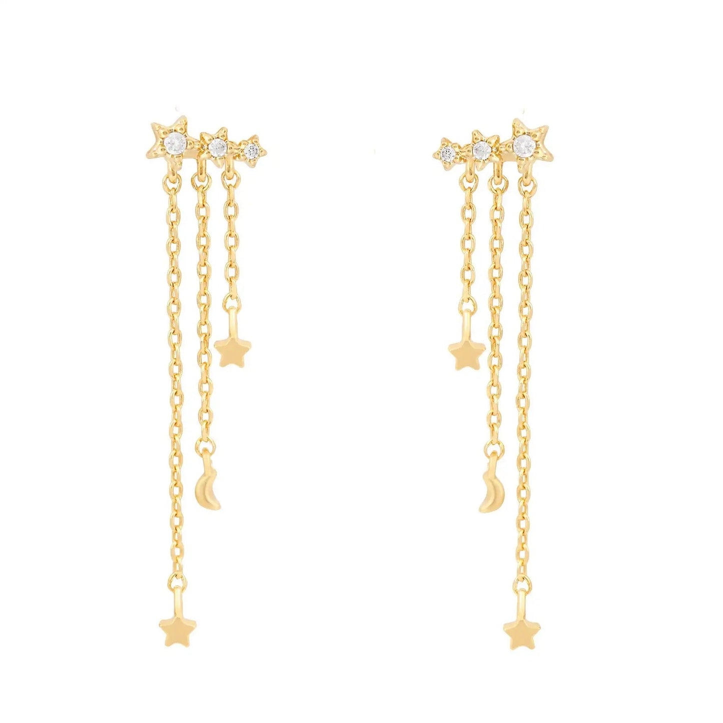 3 Chains Earrings