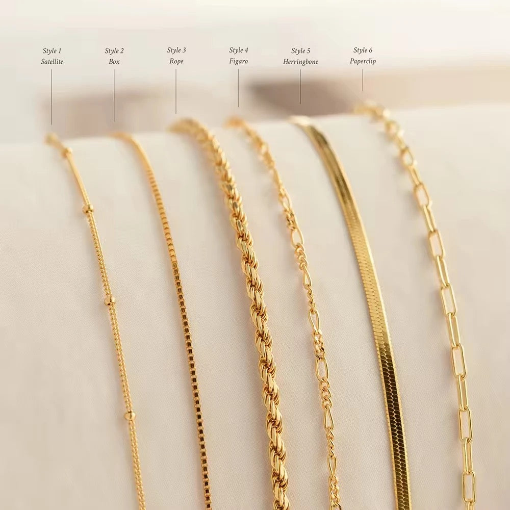 Base Chain Bracelet / Anklet