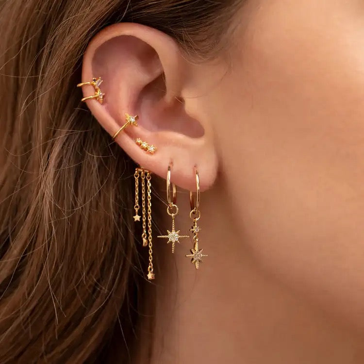 3 Chains Earrings