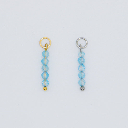 Aquamarine Bead Charm
