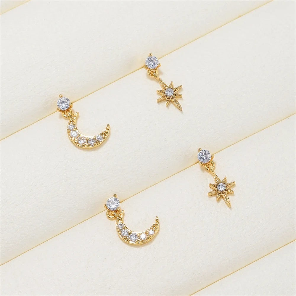 Starry Night Earrings Set no