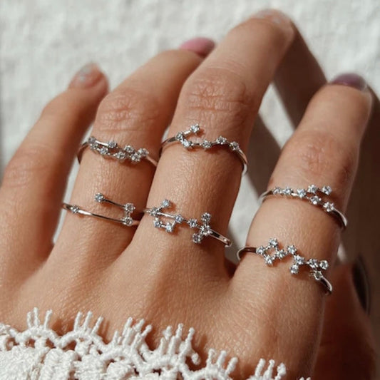 Constellation Zodiac Ring