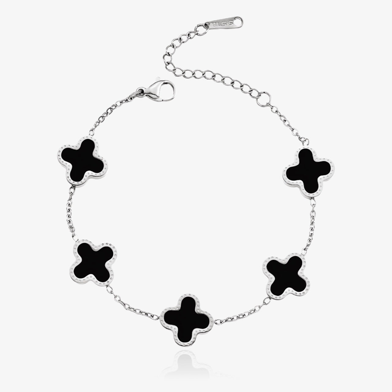 Clover Bracelet Black Shell