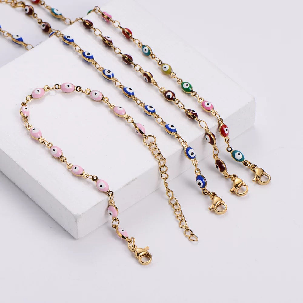 Evil Eye Bracelet / Anklet