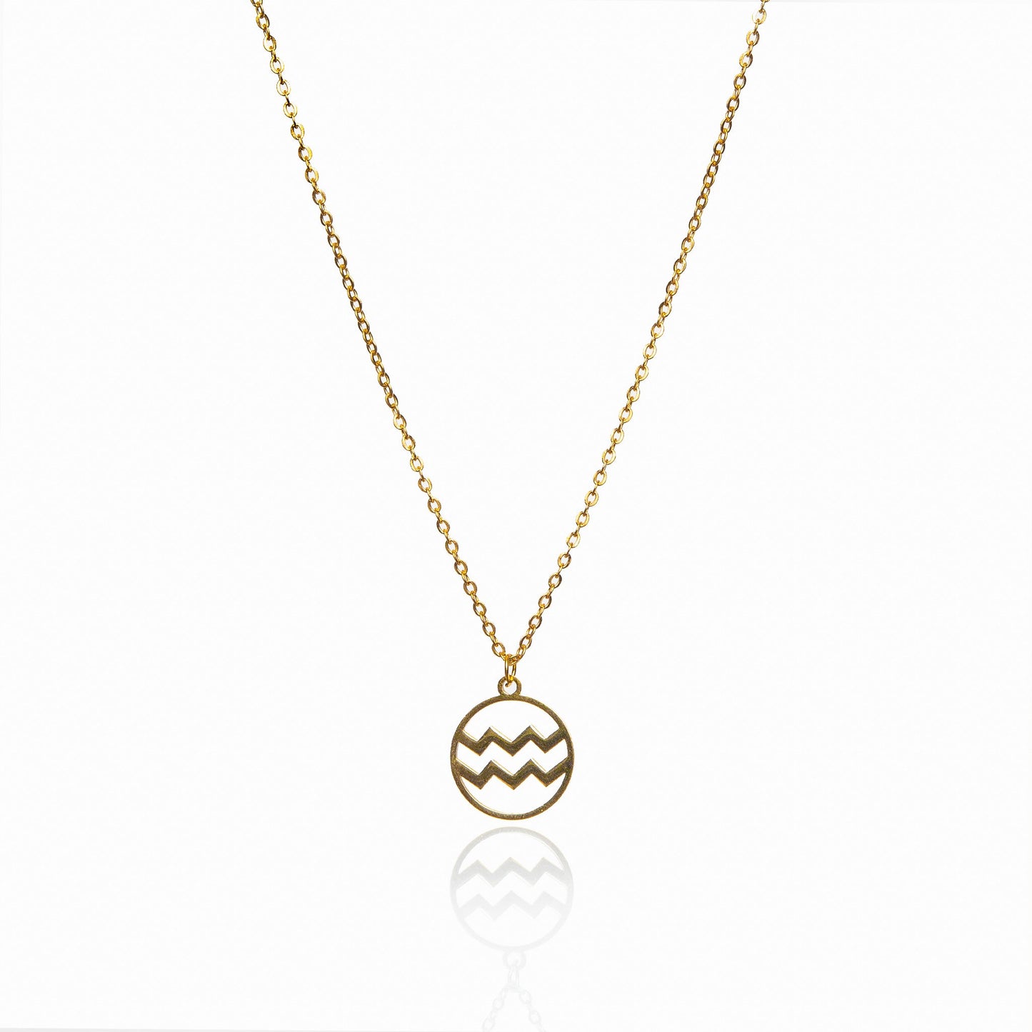 Star Sign Pendant Halskette – Gold